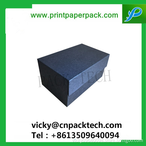 Custom Shoulder Neck Rigid Cardboard Gift Flower Boxes High End Wine Box Packaging
